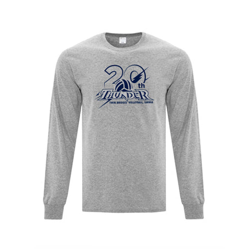 Twin Bridges Volleyball Adult Everday Cotton Long Sleeve T-Shirt