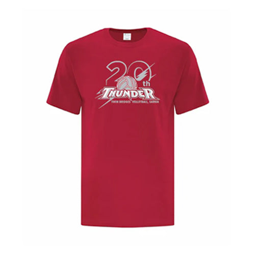 Twin Bridges Volleyball Adult Cotton T-Shirt