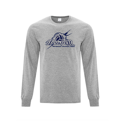 Twin Bridges Volleyball Adult Everday Cotton Long Sleeve T-Shirt