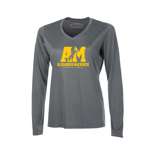 Alexander Mackenzie Ladies' Pro Team Long Sleeve V-Neck T-Shirt