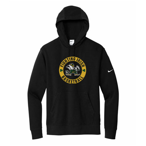 St Pats Basketball Adult Nike Club Fleece Sleeve Swoosh Pullover Hoodie