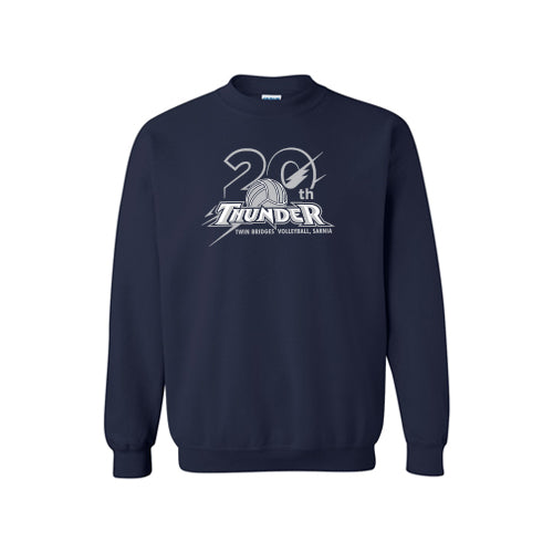 Twin Bridges Volleyball Adult Crewneck Sweatshirt