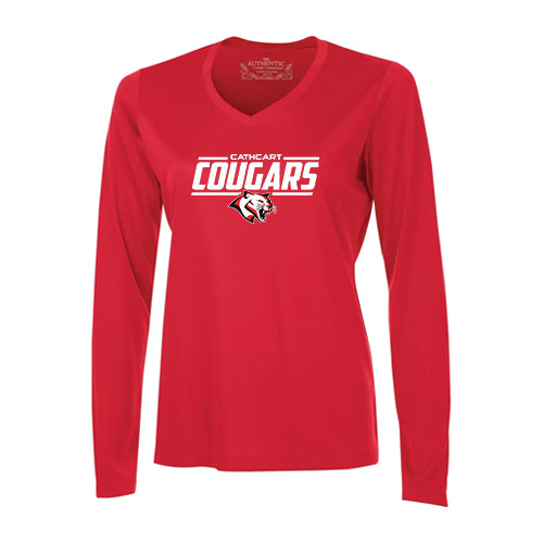 Cathcart Ladies' Pro Team Long Sleeve V-Neck T-Shirt