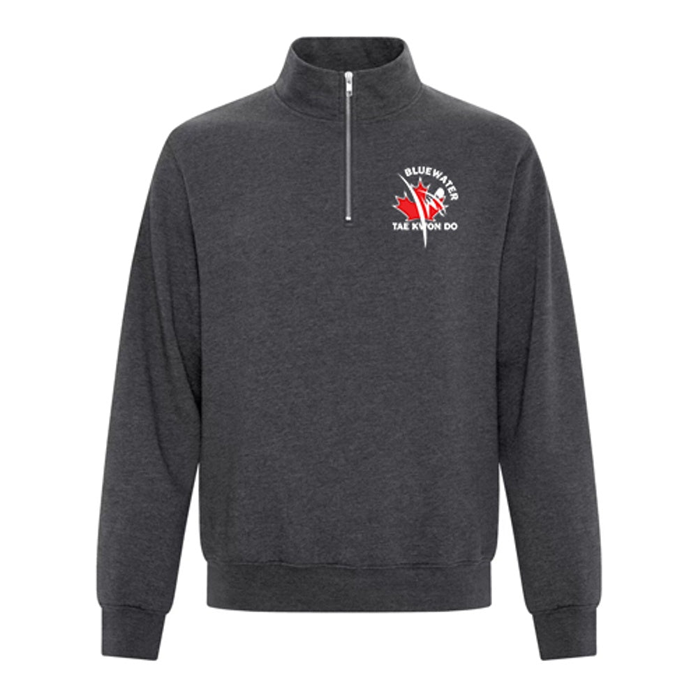 Bluewater Taekwondo Adult Everyday 1/4 Zip Fleece Sweatshirt