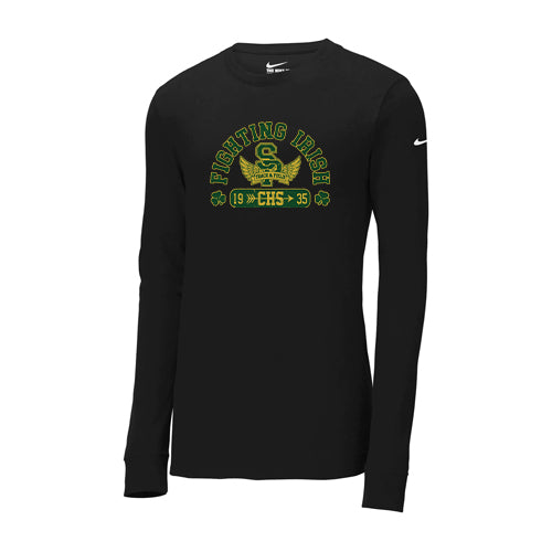 St Pats Track & Field Adult Nike Dri-FIT Cotton/Poly Long Sleeve Tee