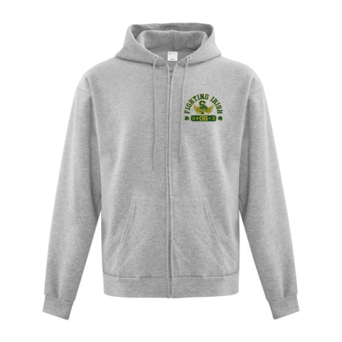 St Pats Track & Field Adult Everyday Fleece Full Zip Hooded Sweatshirt