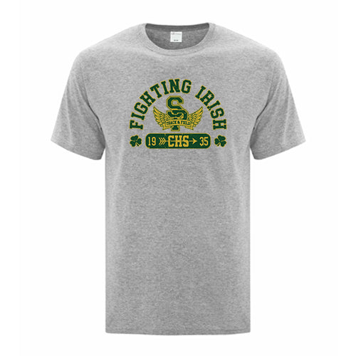 St Pats Track & Field Adult Everyday Cotton T-Shirt