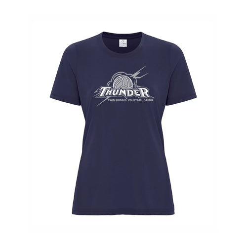 Twin Bridges Volleyball Ladies' Pro Spun T-Shirt