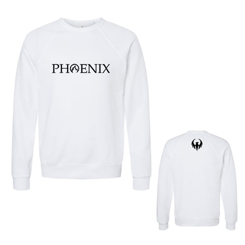 Phoenix Adult Bella + Canvas Sponge Fleece Raglan Crewneck Sweatshirt