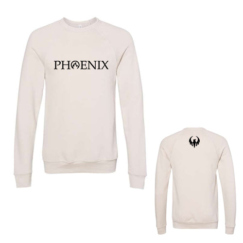 Phoenix Adult Bella + Canvas Sponge Fleece Raglan Crewneck Sweatshirt