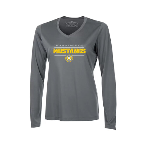 Alexander Mackenzie Ladies' Pro Team Long Sleeve V-Neck T-Shirt