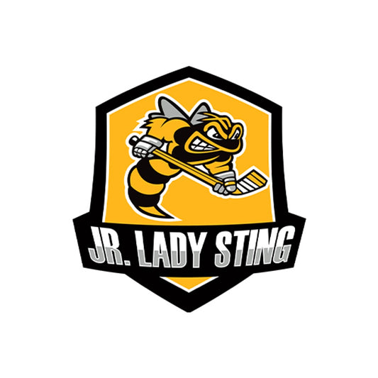 U13 C Jr Lady Sting 5" Vinyl Sticker