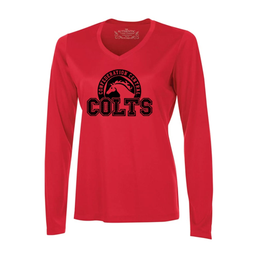 Confederation Central Ladies' Pro Team Long Sleeve V-Neck T-Shirt