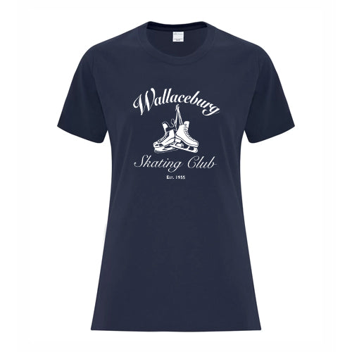 Wallaceburg Skating Club Ladies' Everyday Cotton T-Shirt