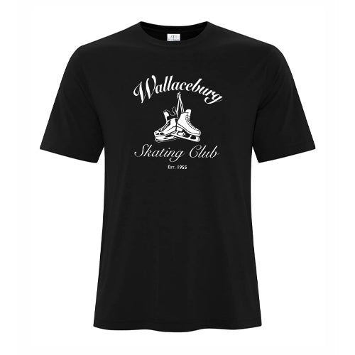 Wallaceburg Skating Club Adult Pro Spun T-Shirt