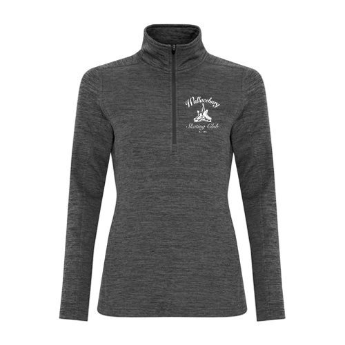 Wallaceburg Skating Club Ladies' Dynamic Heather Fleece 1/2 Zip Sweatshirt