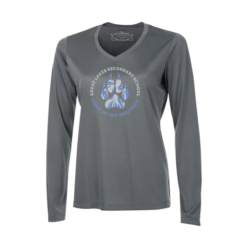 Great Lakes Ladies' Pro Team Long Sleeve V-Neck T-Shirt