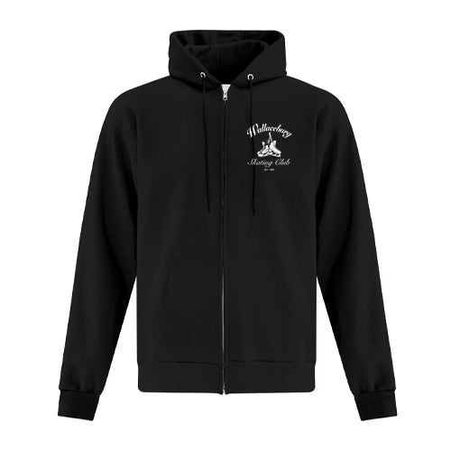 Wallaceburg Skating Club Adult Everyday Fleece Full Zip Hooded Sweatshirt