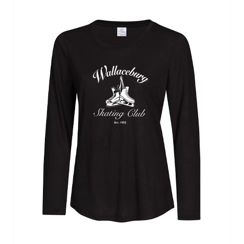 Wallaceburg Skating Club Ladies' Pro Spun Long Sleeve T-Shirt