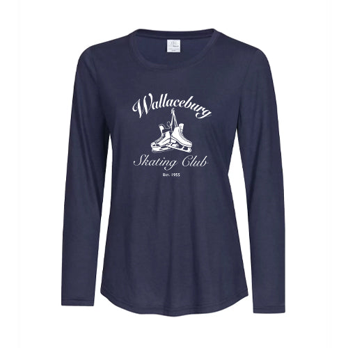 Wallaceburg Skating Club Ladies' Pro Spun Long Sleeve T-Shirt