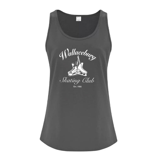 Wallaceburg Skating Club Ladies' Everyday Cotton Tank Top