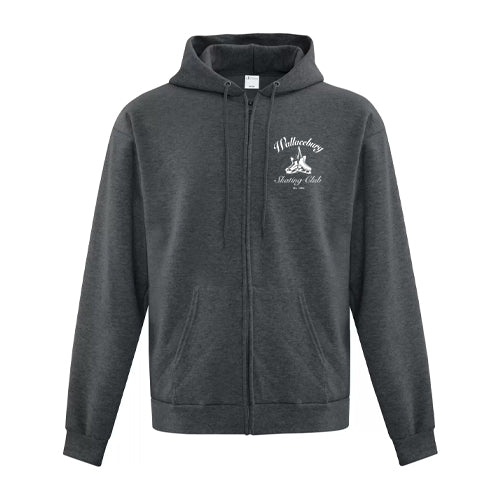 Wallaceburg Skating Club Adult Everyday Fleece Full Zip Hooded Sweatshirt