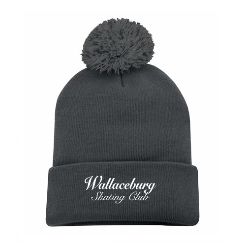 Wallaceburg Skating Club Everyday Pom Pom Cuff Toque