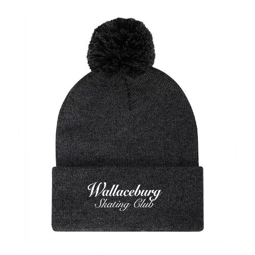 Wallaceburg Skating Club Everyday Pom Pom Cuff Toque