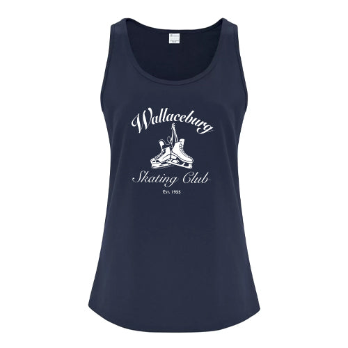 Wallaceburg Skating Club Ladies' Everyday Cotton Tank Top