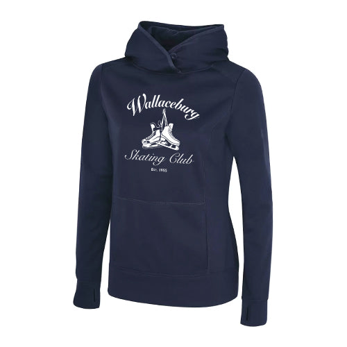 Wallaceburg Skating Club Ladies' Game Day Fleece Hooded Sweatshirt