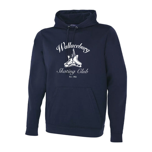 Wallaceburg Skating Club Adult Game Day Fleece Hooded Sweatshirt