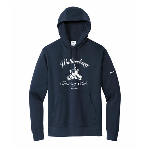 Wallaceburg Skating Club Adult Nike Club Fleece Sleeve Swoosh Pullover Hoodie