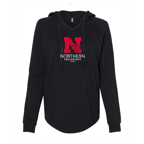 Northern Ladies' Lightweight California Wave Wash Hooded Sweatshirt