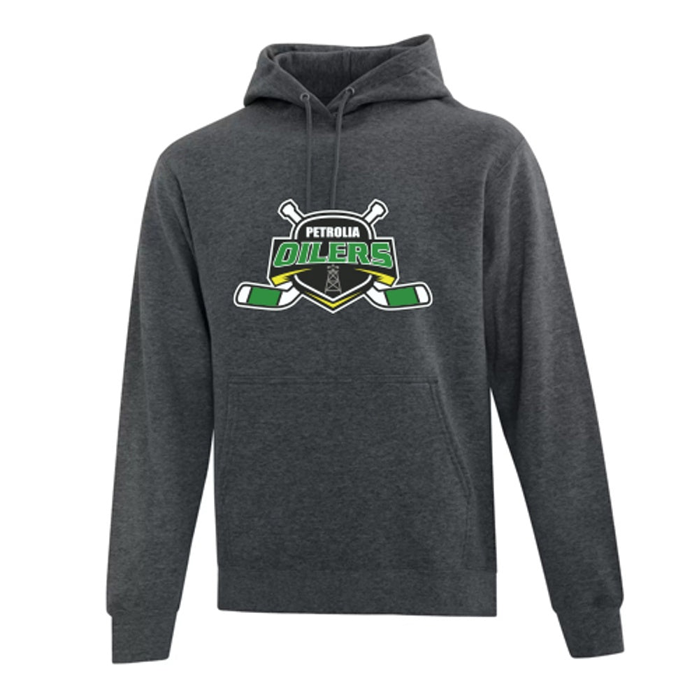 Petrolia Oilers U154C - Adult Fleece Hooded Sweatshirt