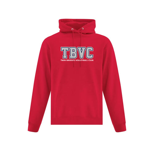 Twin Bridges Volleyball Adult Everyday Fleece Hooded Sweatshirt