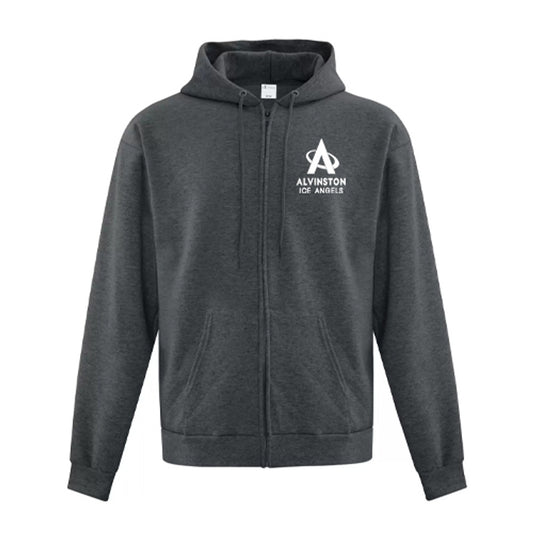 Alvinston Ice Angels Adult Everyday Fleece Full Zip Hooded Sweatshirt