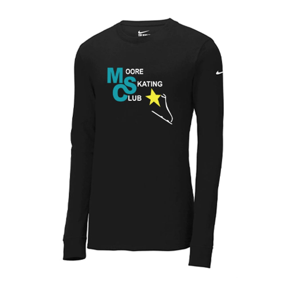 Moore Skate Club Adult Nike Dri-FIT Cotton/Poly Long Sleeve Tee