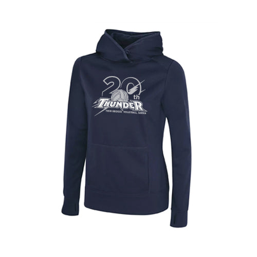 Twin Bridges Volleyball Ladies' Game Day Fleece Hooded Sweatshirt