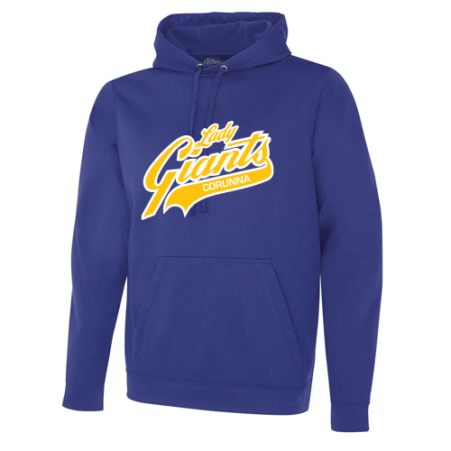 Corunna Giants Adult Performance Polyester Hooded Sweatshirt