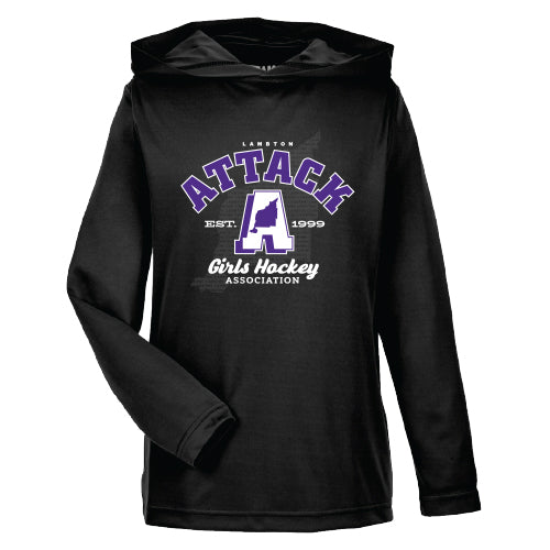Lambton Attack - Youth Performance Hooded T-Shirt