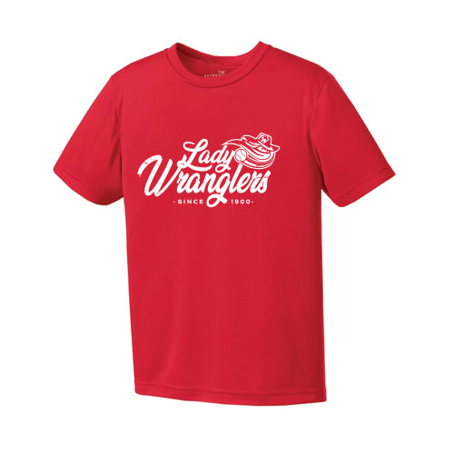 Wyoming Lady Wranglers - Youth Performance T-Shirt