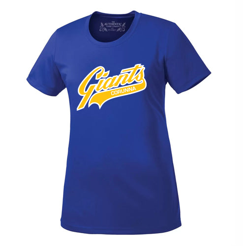 Corunna Giants Ladies Performance T-Shirt