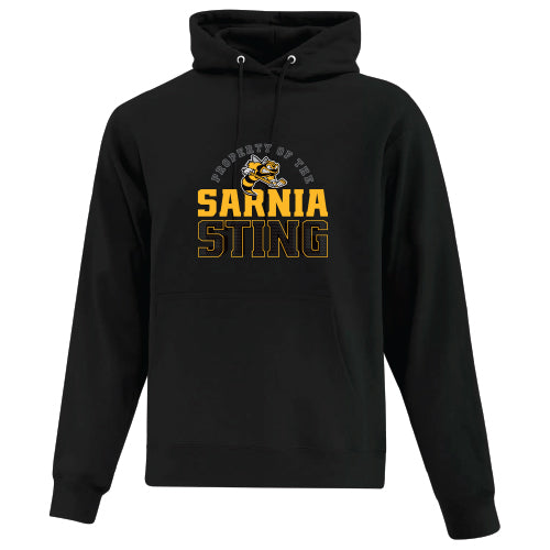 Sarnia Sting - Property of Hooded Sweatshirt - Adult