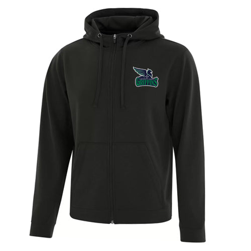 Gregory Hogan Adult Game Day Fleece Full Zip Hooded Sweatshirt