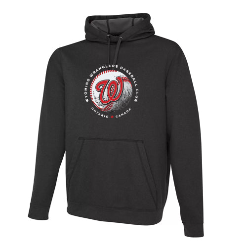 Wyoming Wranglers - Adult Performance Polyester Hooded Sweatshirt