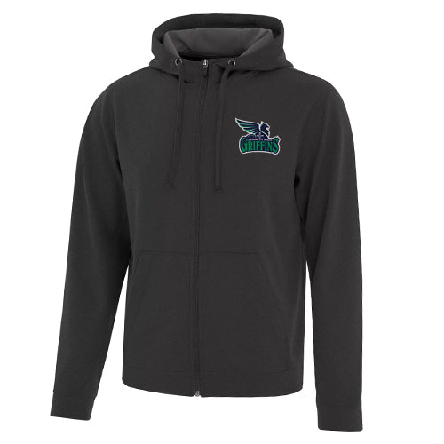 Gregory Hogan Adult Game Day Fleece Full Zip Hooded Sweatshirt