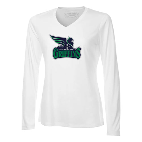 Gregory Hogan Ladies' Pro Team Long Sleeve V-Neck T-Shirt